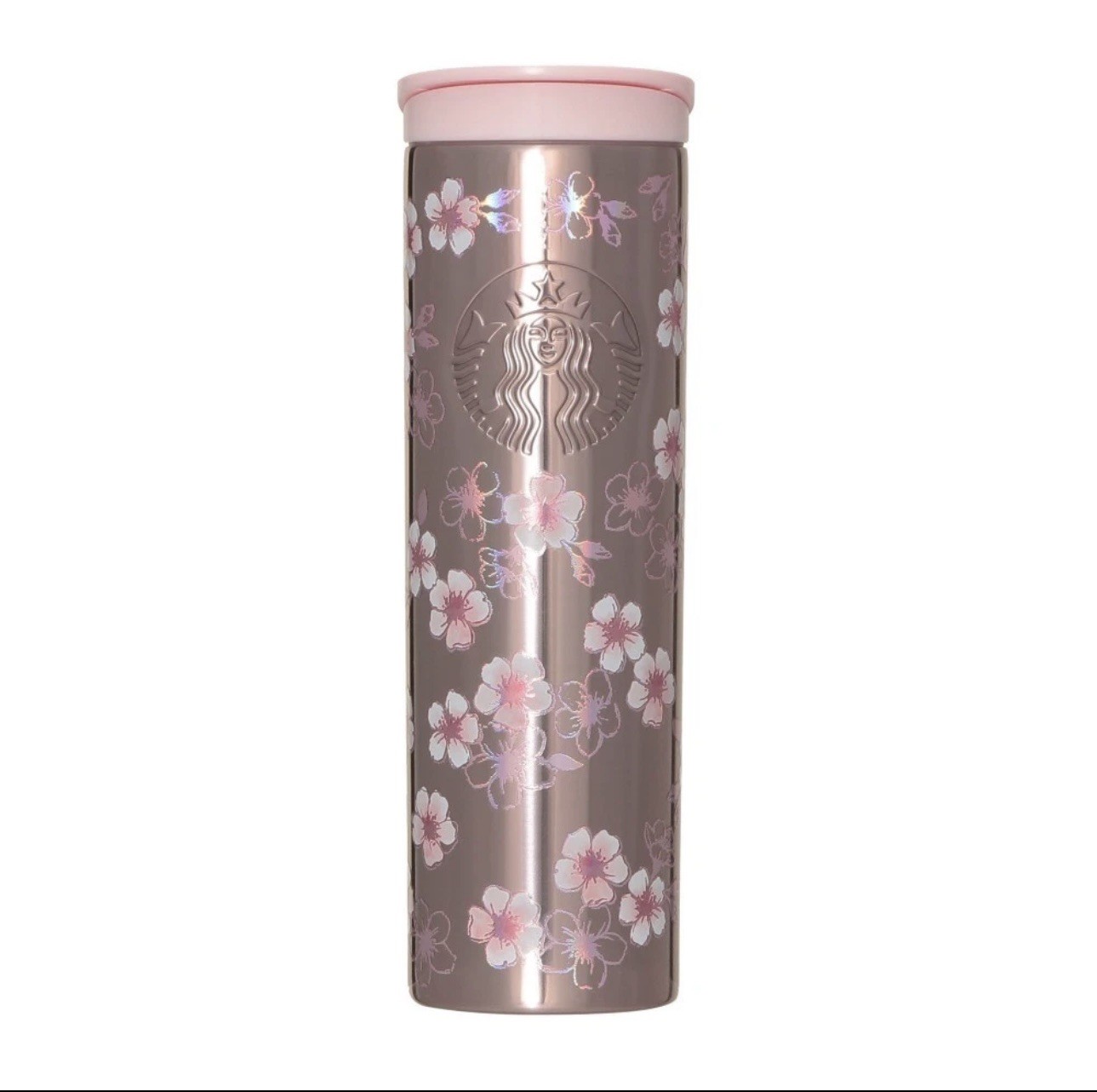 Starbucks Sakura 2026 Japan Stainless Steel Bottle Metallic Light 16 Oz