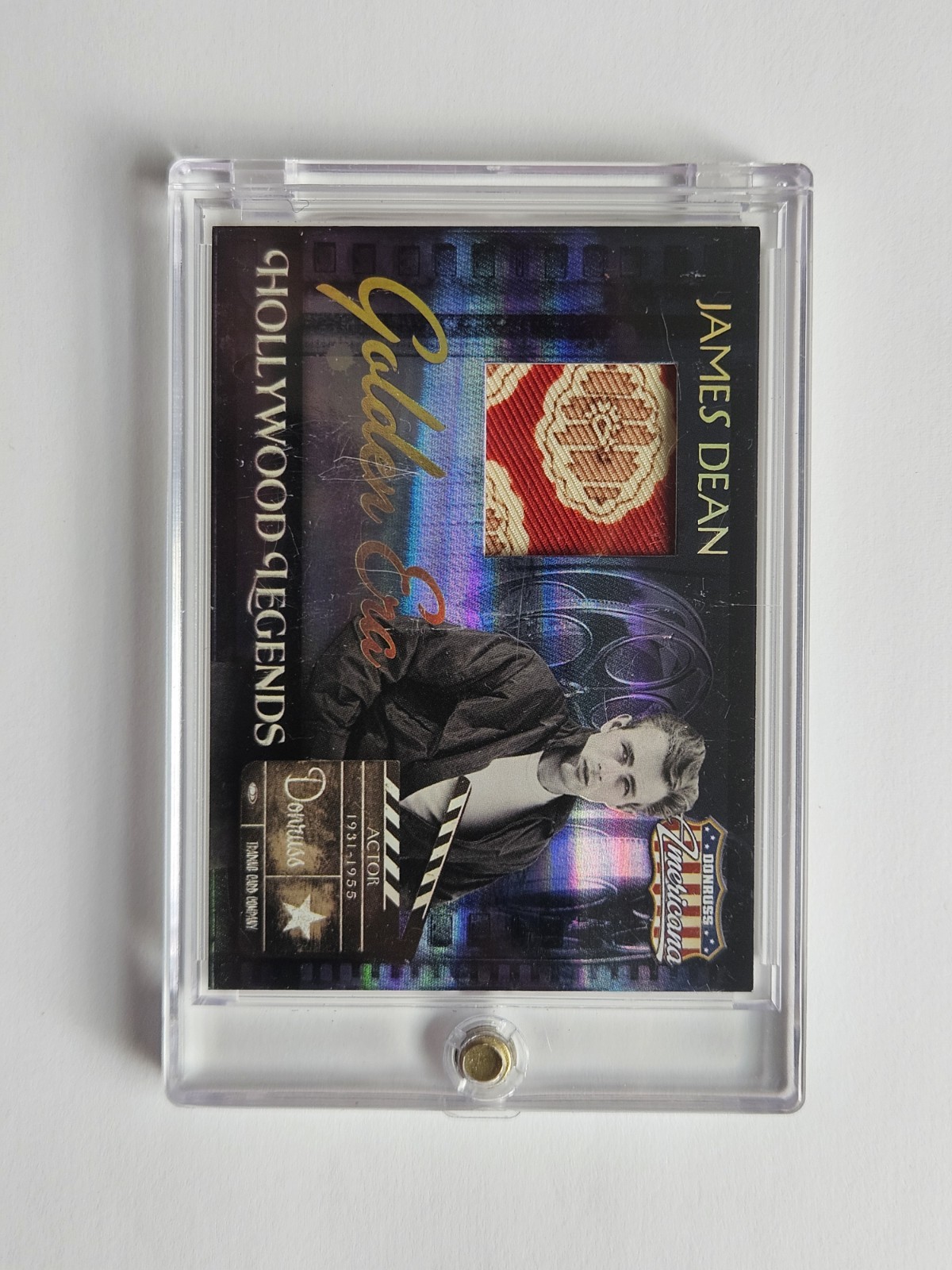 2007 Donruss Americana Hollywood Legends JAMES DEAN Relic 31/50 #HL-1 Golden Era