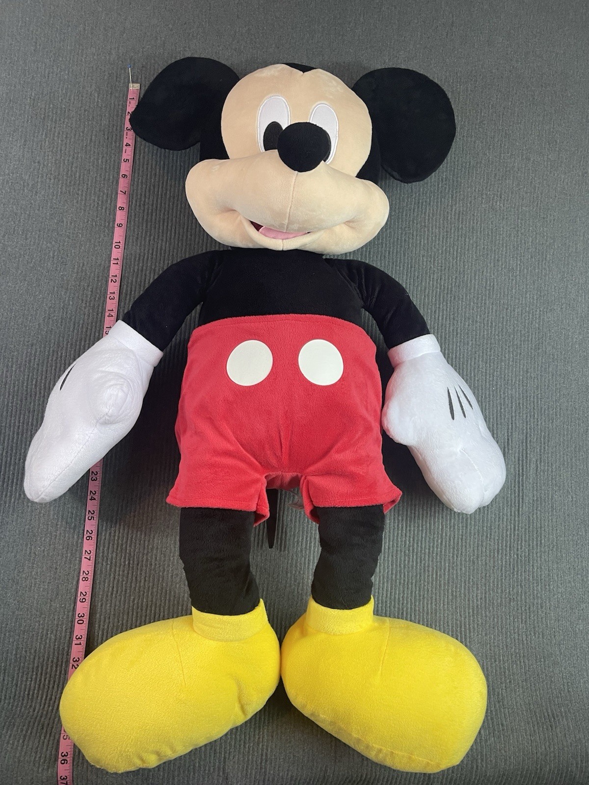 Disney JUMBO 36 Inch Mickey Mouse Plush Original - Great Cond