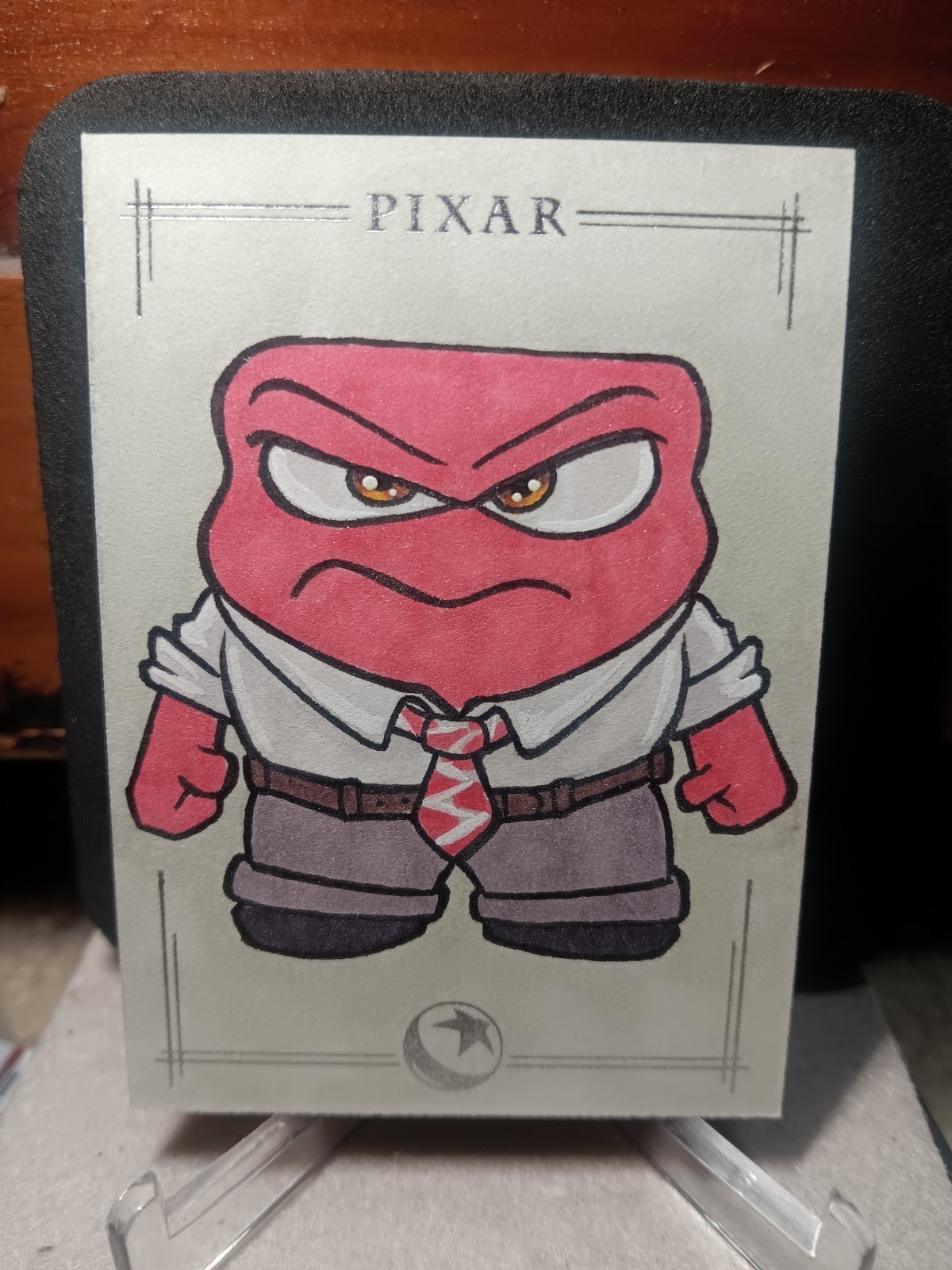 2026 Topps Chrome Disney Anger 1/1 Inside Out Pixar One Of One