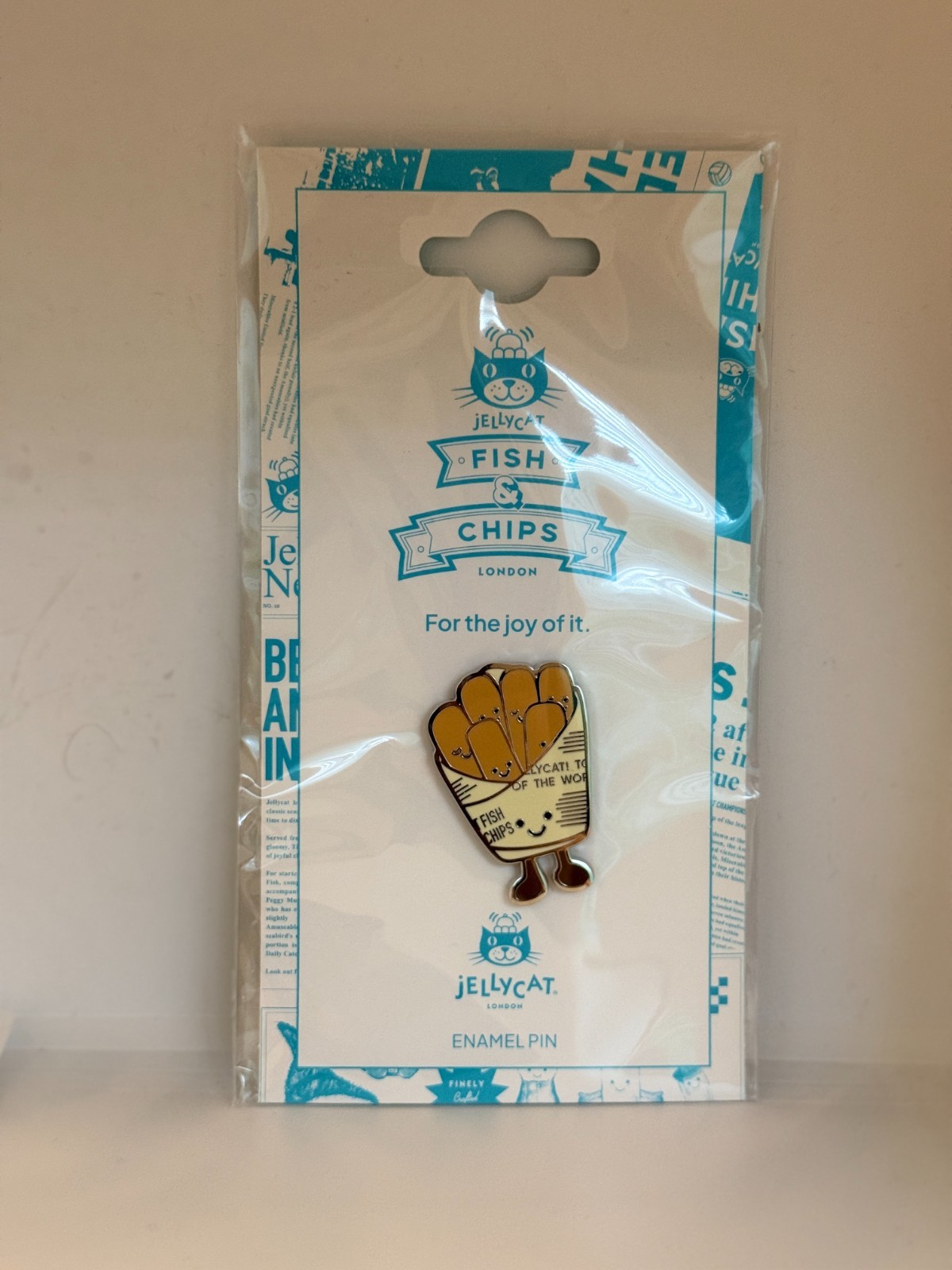 Authentic Jellycat Fish & Chips Experience collectible set from Selfridges Londo
