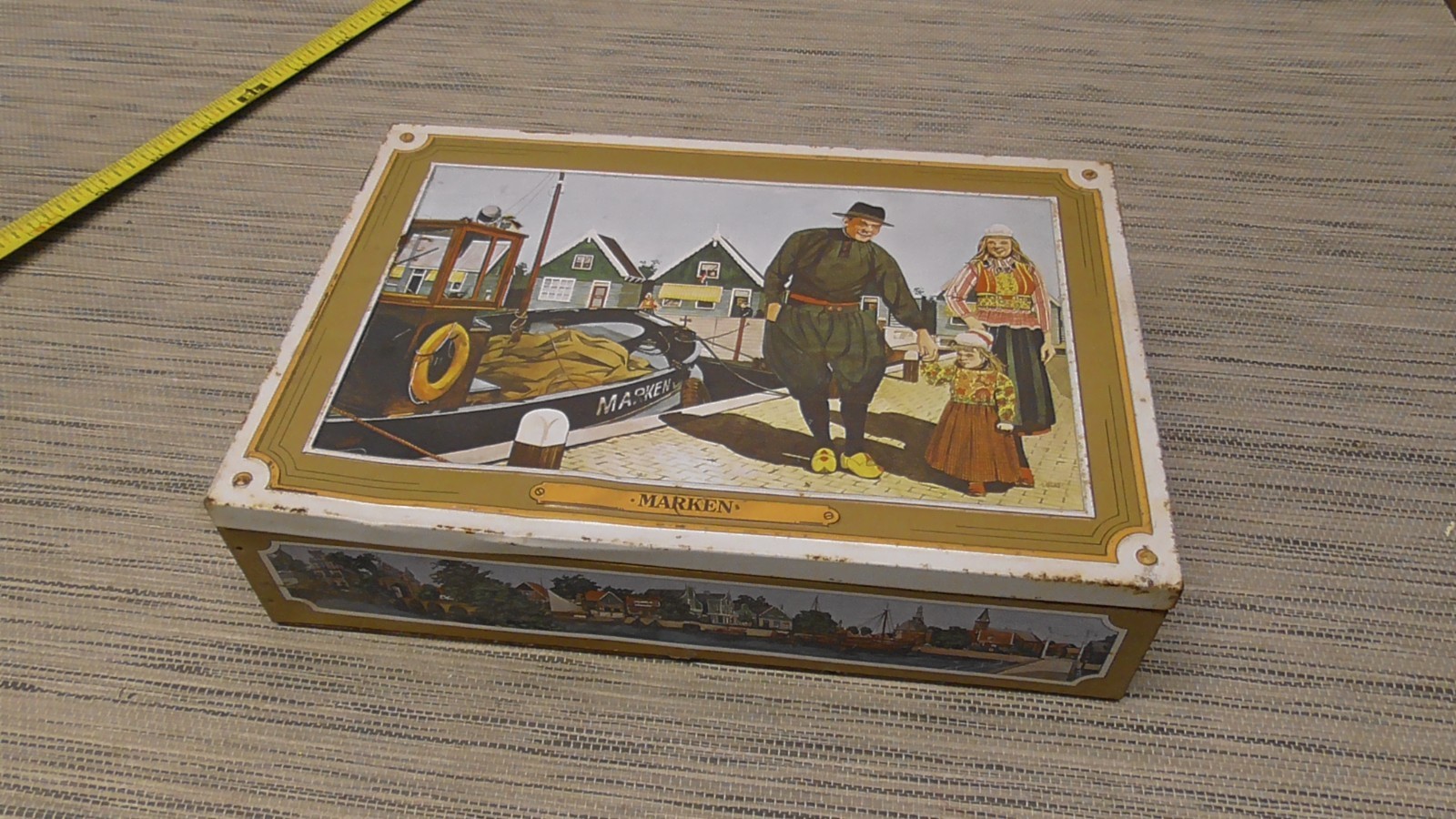 Vintage Empty Tin Danish Marken