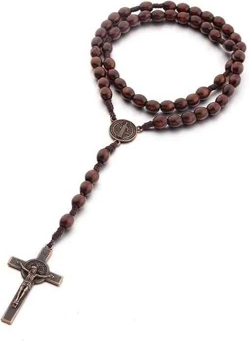 Handmade Wooden Catholic Rosaries Rosary Necklace From Bethlehem Olive Wood