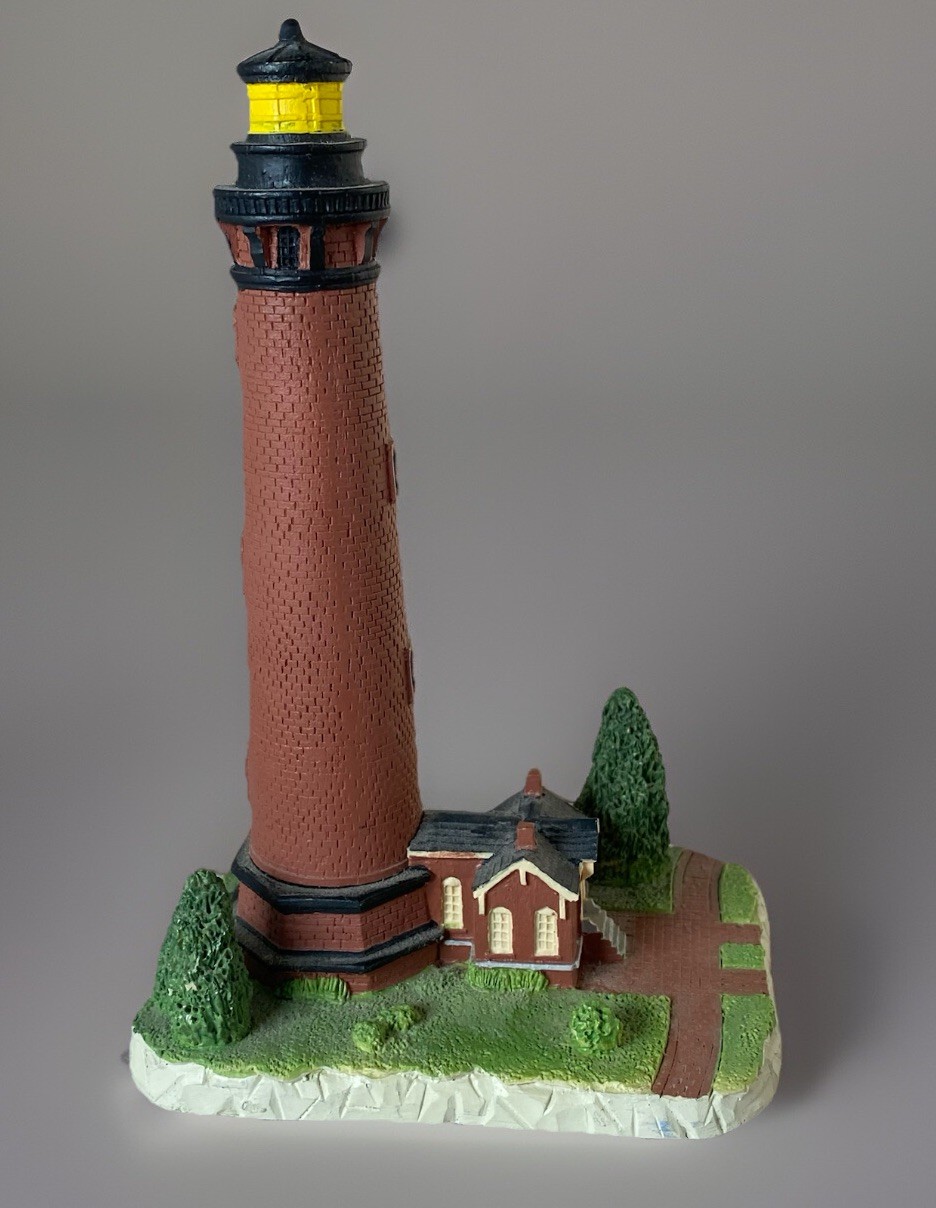 Vintage Currituck Beach Lighthouse 1993 Larry Sweat Homebound Studios NC