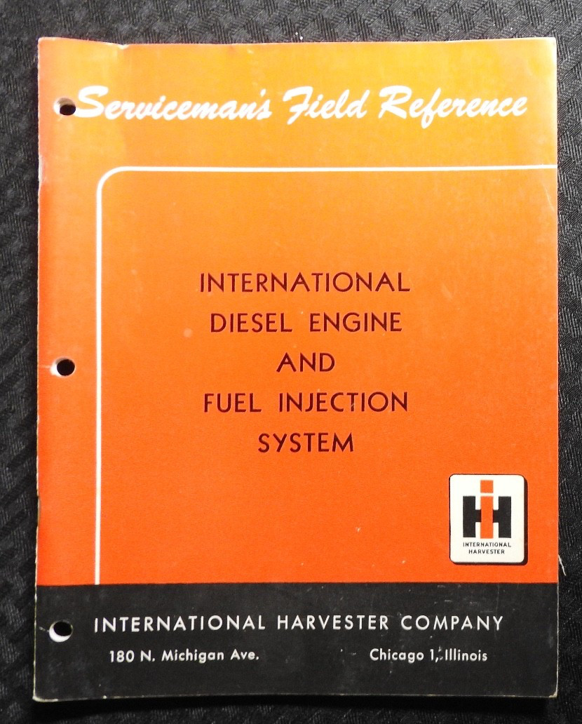 c1955 International Harvester Diesel Engine-Fuel Injection System Service Manual
