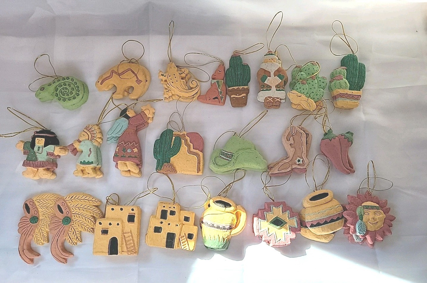 Southwest Christmas Ornaments 41 Pieces