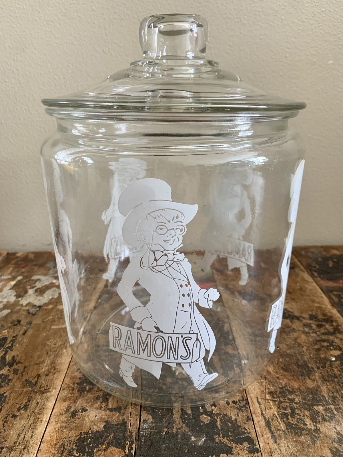 Vintage Ramon’s The Little Doctor General/Country Store Glass Counter Bulk Jar