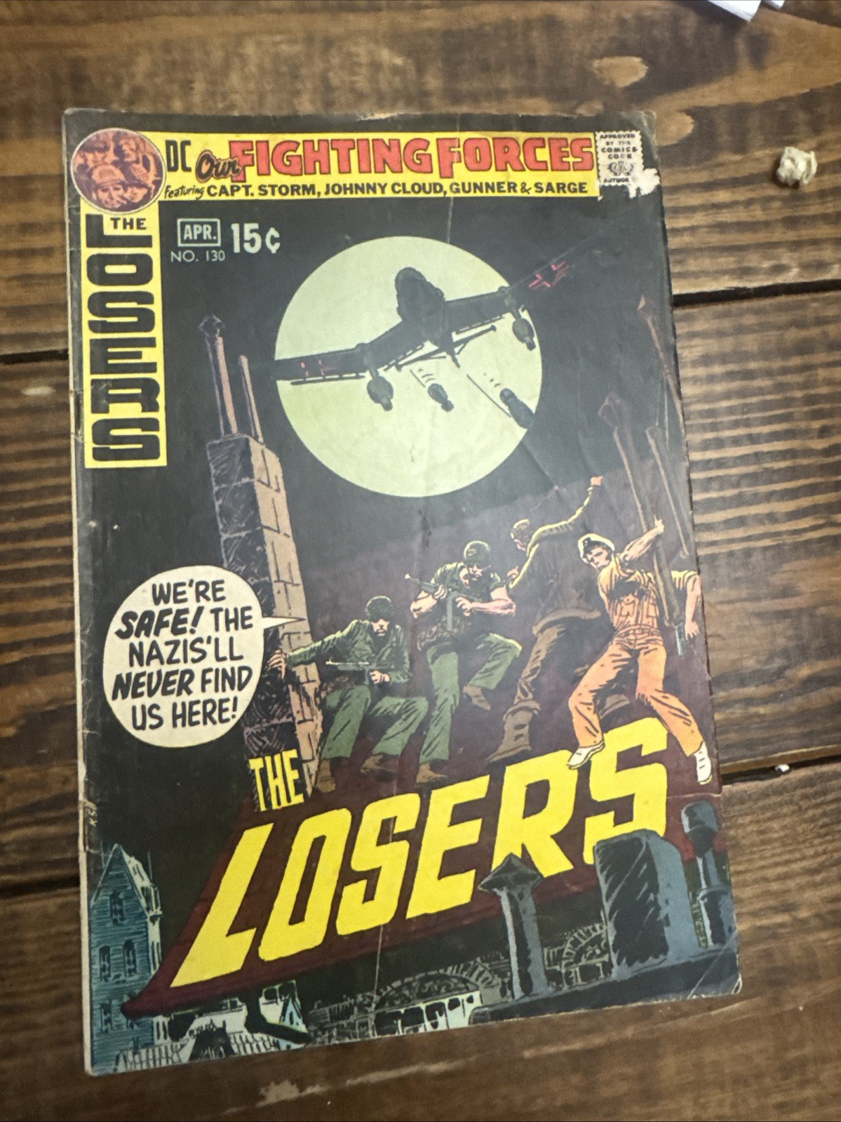 OUR FIGHTING FORCES #130 THE LOSERS 1971 DC BRONZE AGE COMIC OUR FIGHTING FORCES #130 THE LOSERS 1971 DC BRONZE AGE COMIC