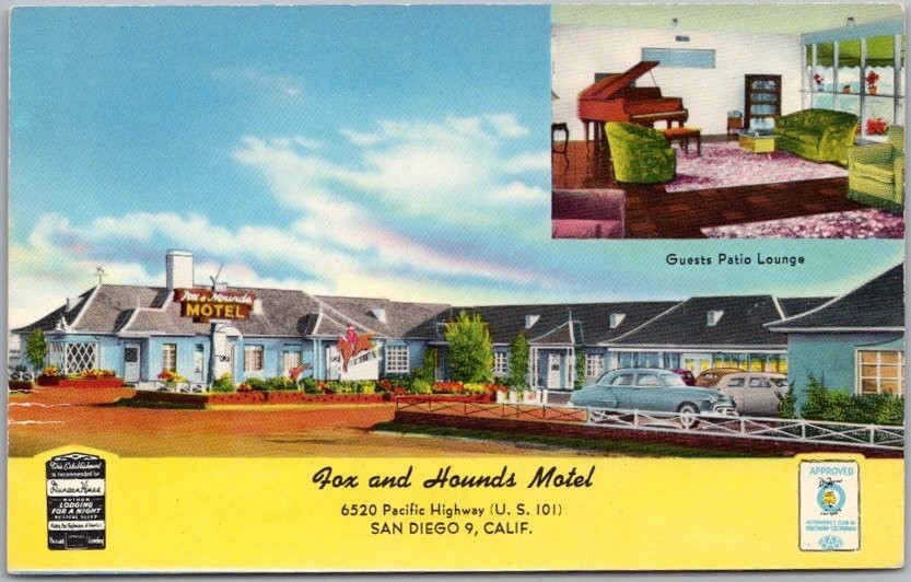 c1950s SAN DIEGO Calif. Postcard \