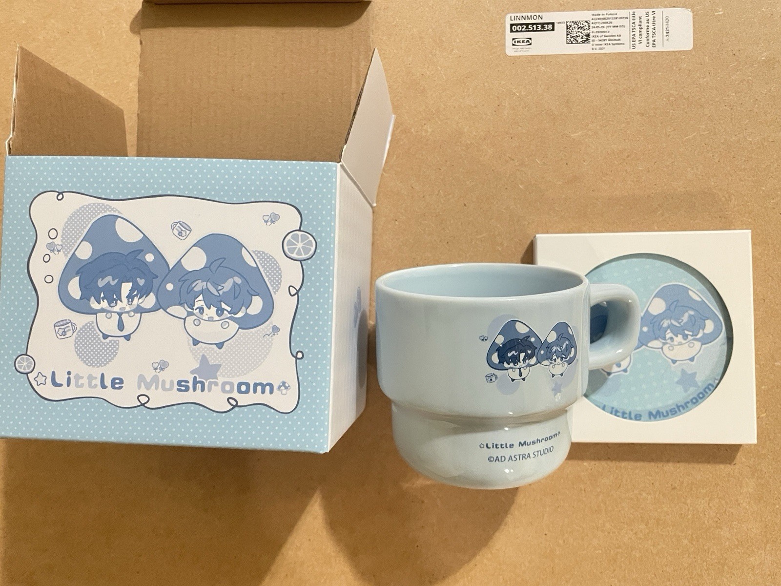 Little Mushroom Official Ceramic Cup Danmei 小蘑菇