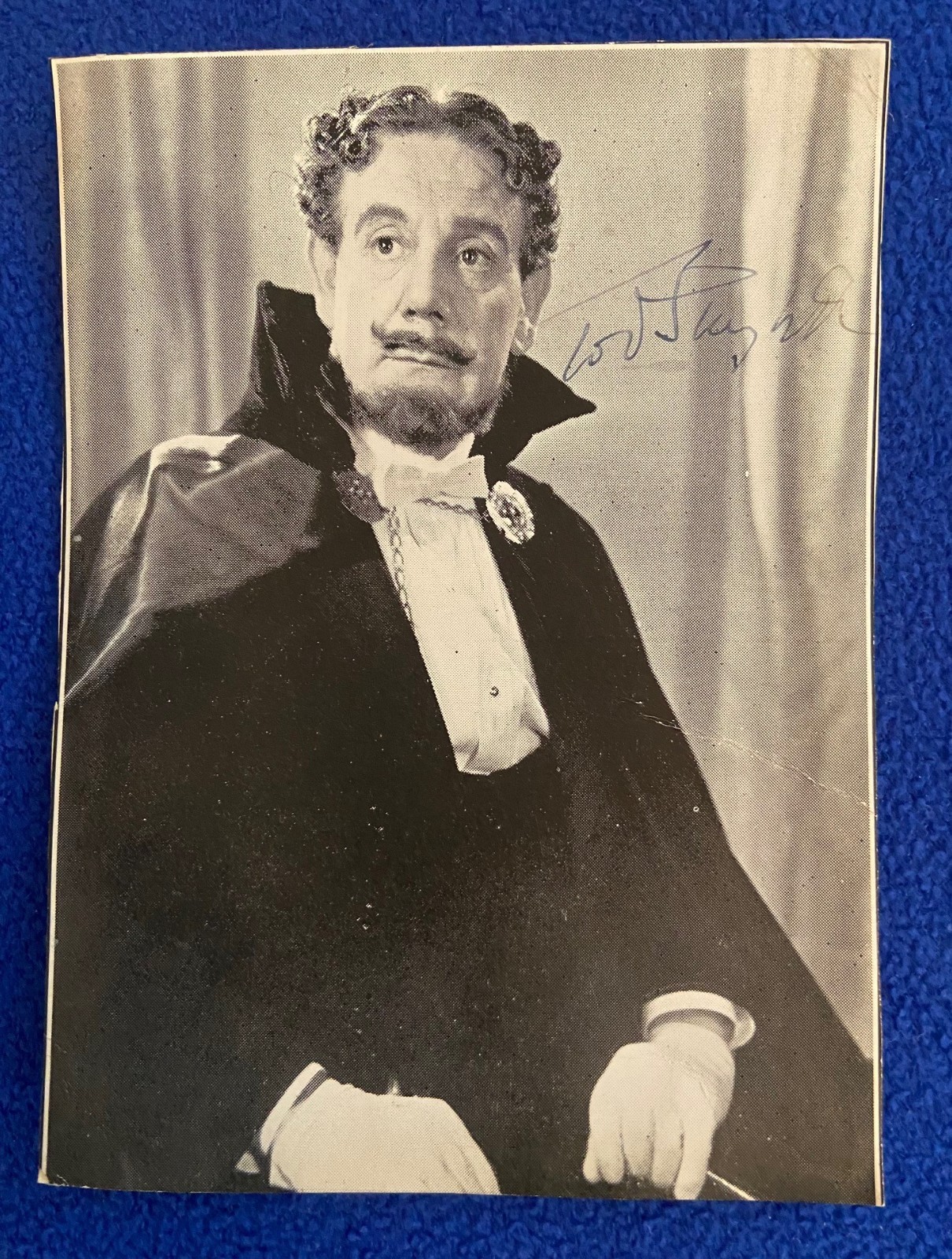 Tod Slaughter Signed Postcard Photo \