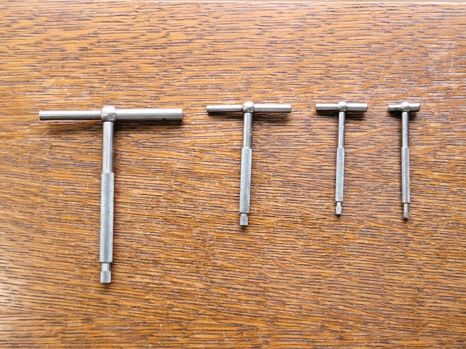 (4) Vintage Starrett No. 229 Telescoping Gages Machinist Tools USA