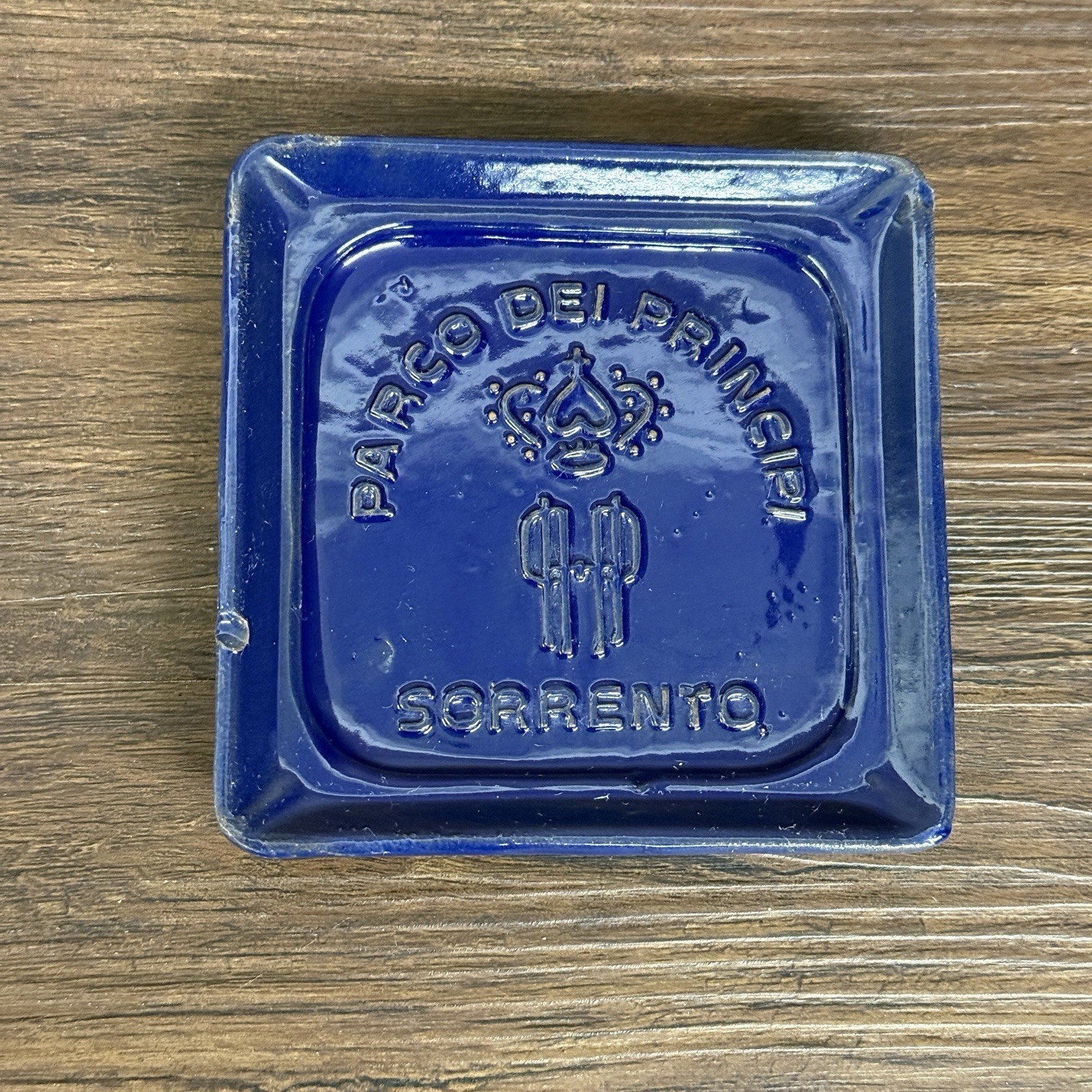 DISH PARCO DEI PRINCIPI SORRENTO NAPLES ITALY SOUVENIR HOTEL KEY TRAY CERAMIC