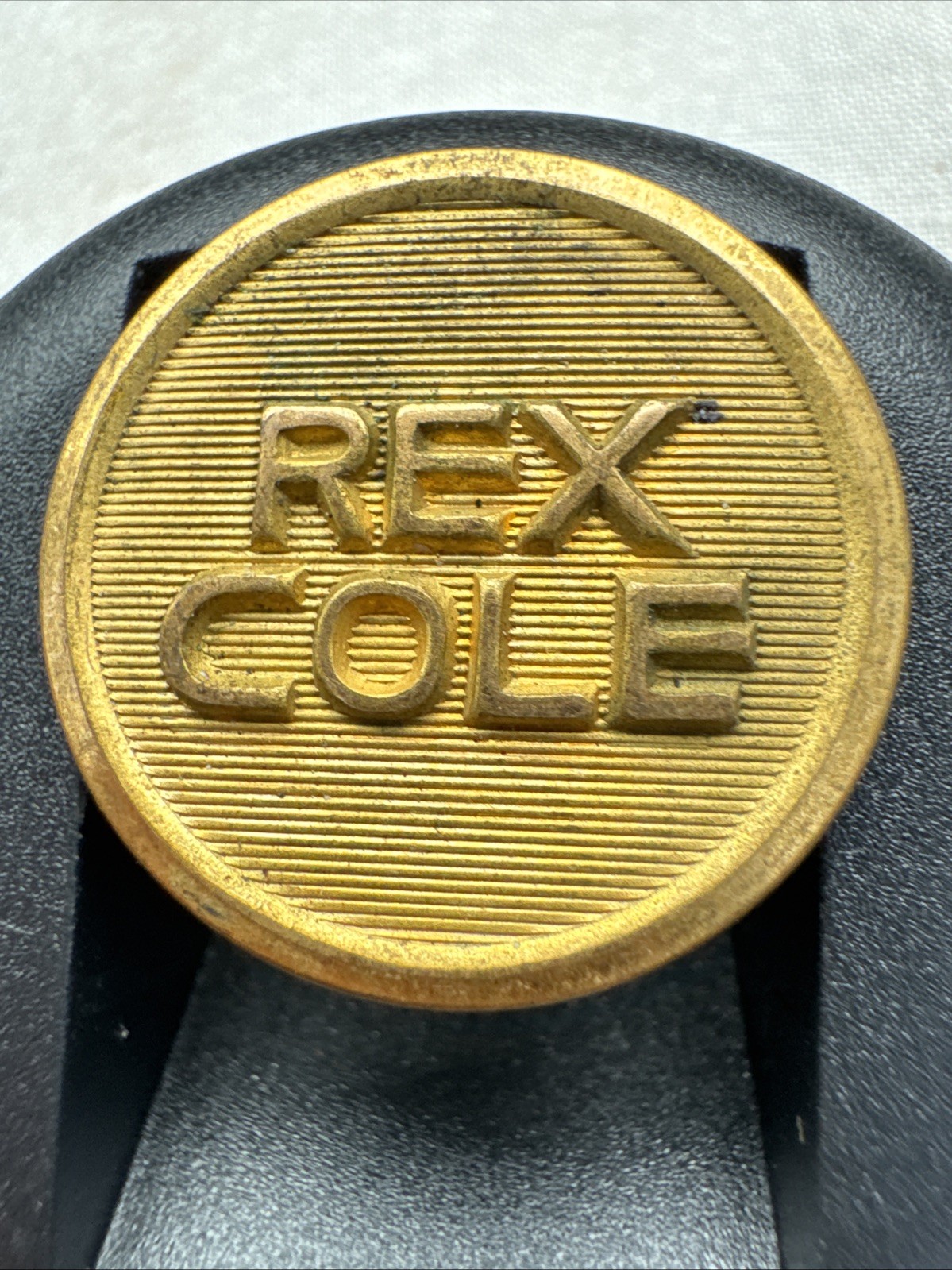 c.1910-30s Rex Cole New York Employee Uniform Button Original Rare #B2