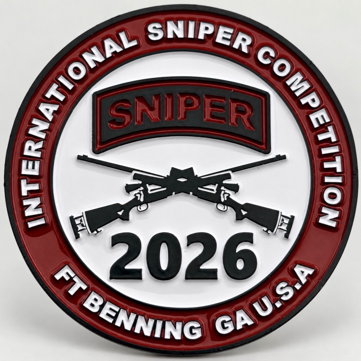 2026 Sniper Competition Fort Benning GA Army Challenge Coin USASS LIMITED RUN