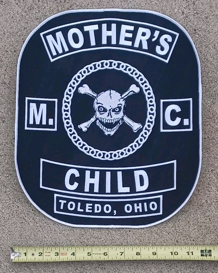 Mother\'s Child Jacket back Patch Toledo Ohio COLORS Biker Motorcycle Club Gang? Mother\'s Child Jacket back Patch Toledo Ohio COLORS Biker Motorcycle Club Gang?