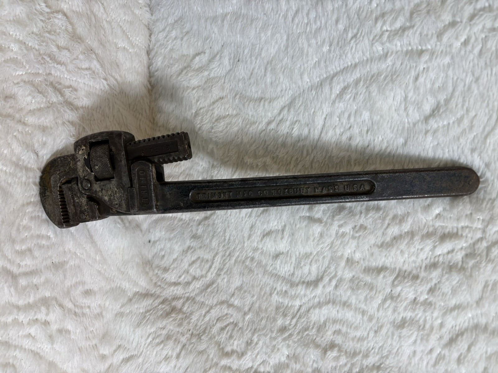 Vintage Trimo 10” Pipe Wrench,  Trimont MFG CO USA