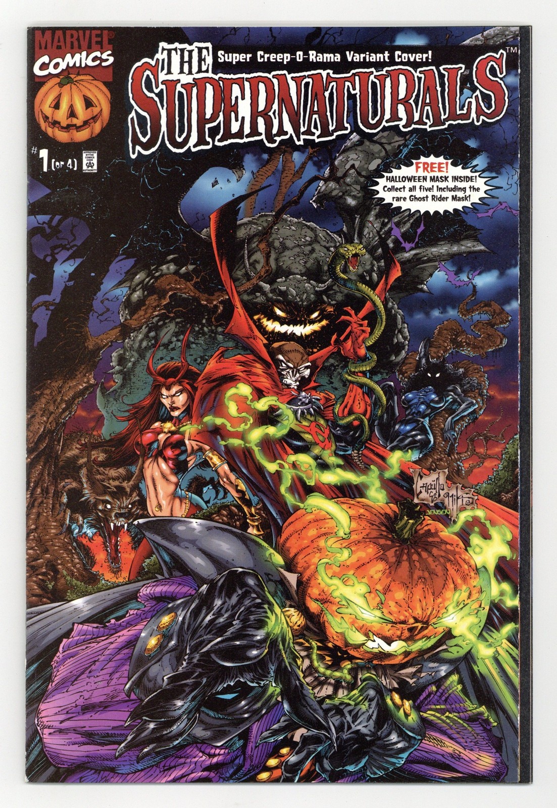 Supernaturals 1B Capullo Variant FN/VF 7.0 1998