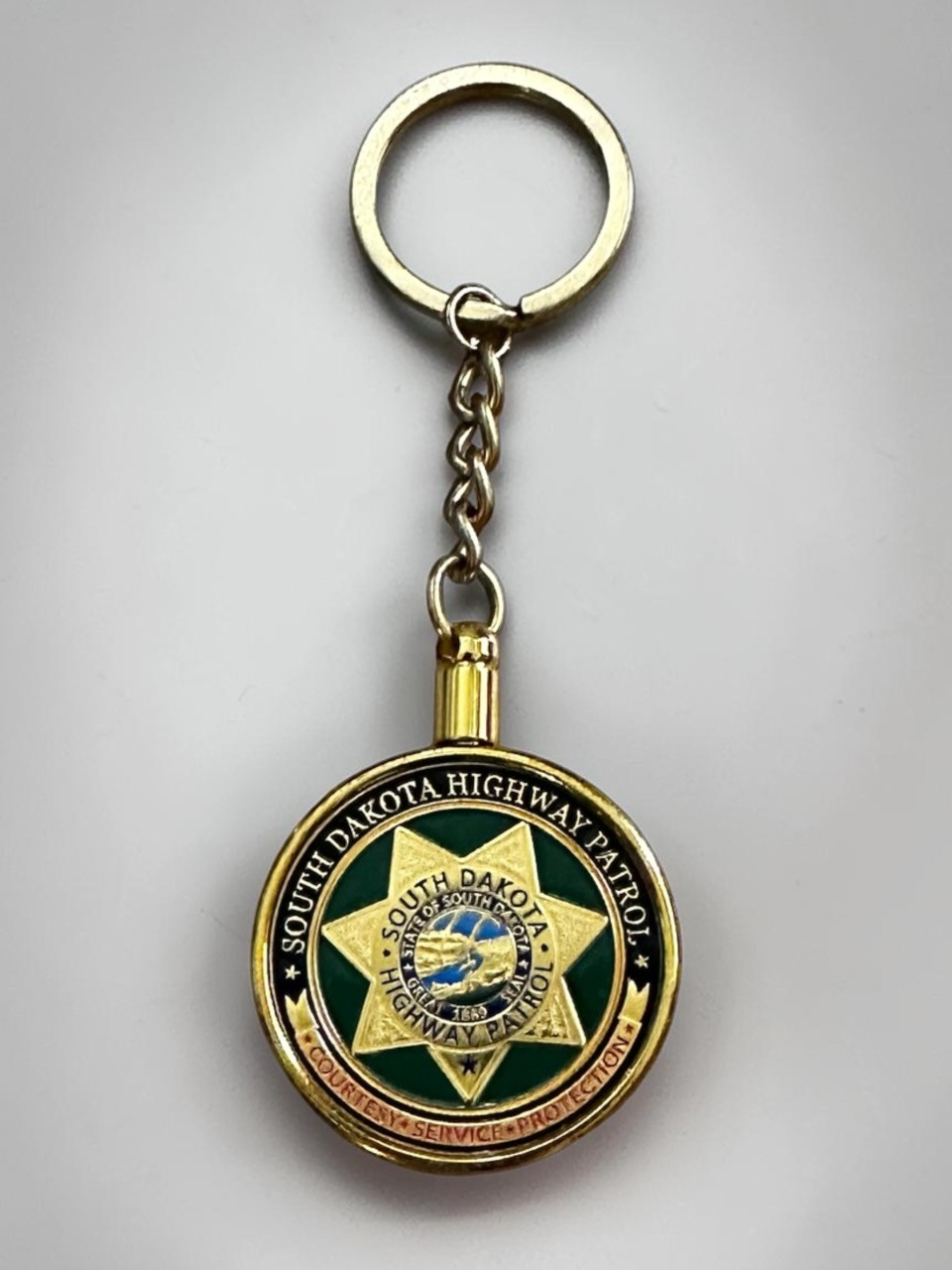 SOUTH DAKOTA HIGHWAY PATROL Challenge Coin Keychain ·FAST SHIPPING· ·IN STOCK· SOUTH DAKOTA HIGHWAY PATROL Challenge Coin Keychain ·FAST SHIPPING· ·IN STOCK·