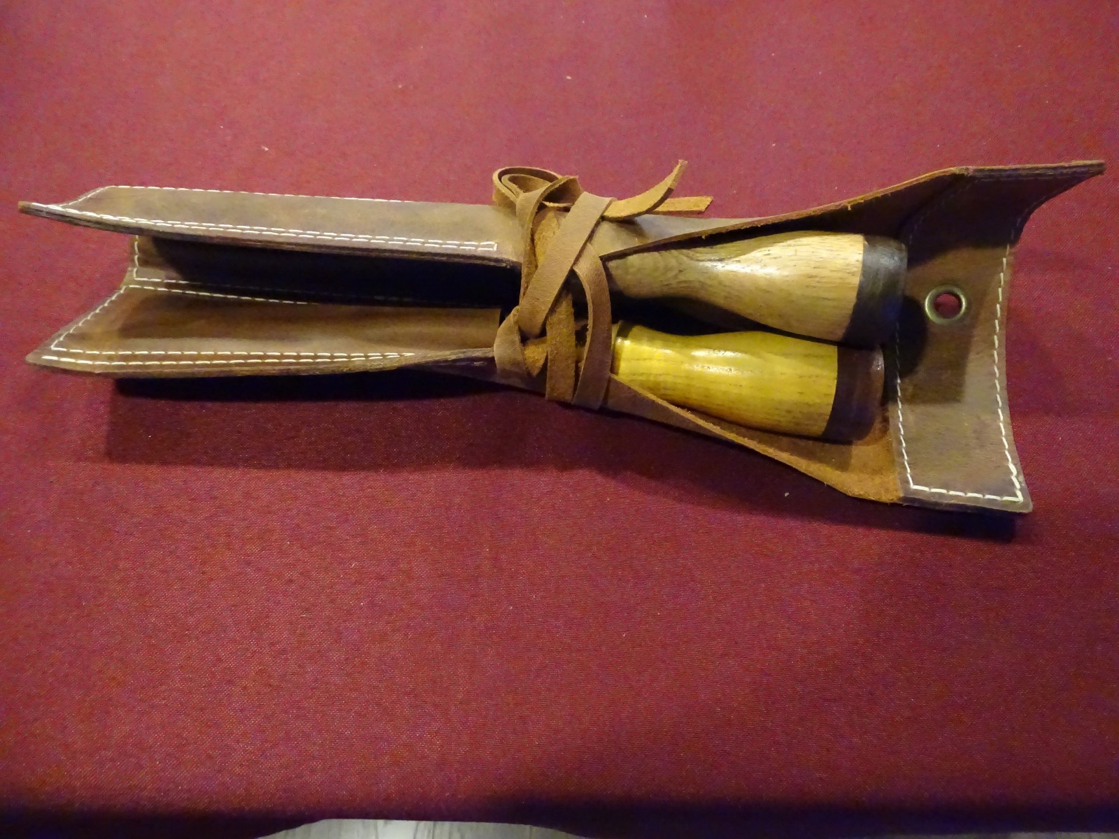 Greenlee, Rockford IL 3 Piece Group Short Socket Firmer Chisels 1-1/4