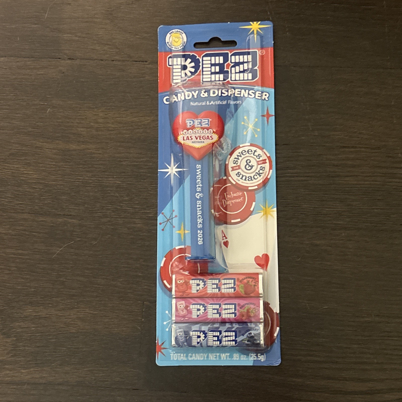 2026 Sweets and Snacks Pez Candy Dispenser Rare Las Vegas
