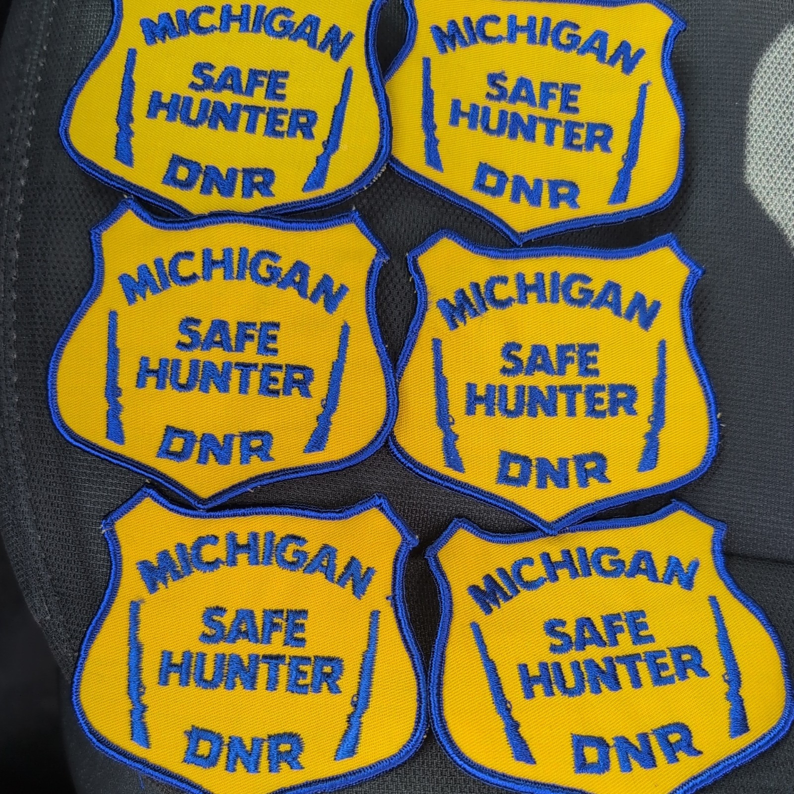 Vintage Michigan Safe Hunter DNR gun Patch 3.5 Vintage Michigan Safe Hunter DNR gun Patch 3.5