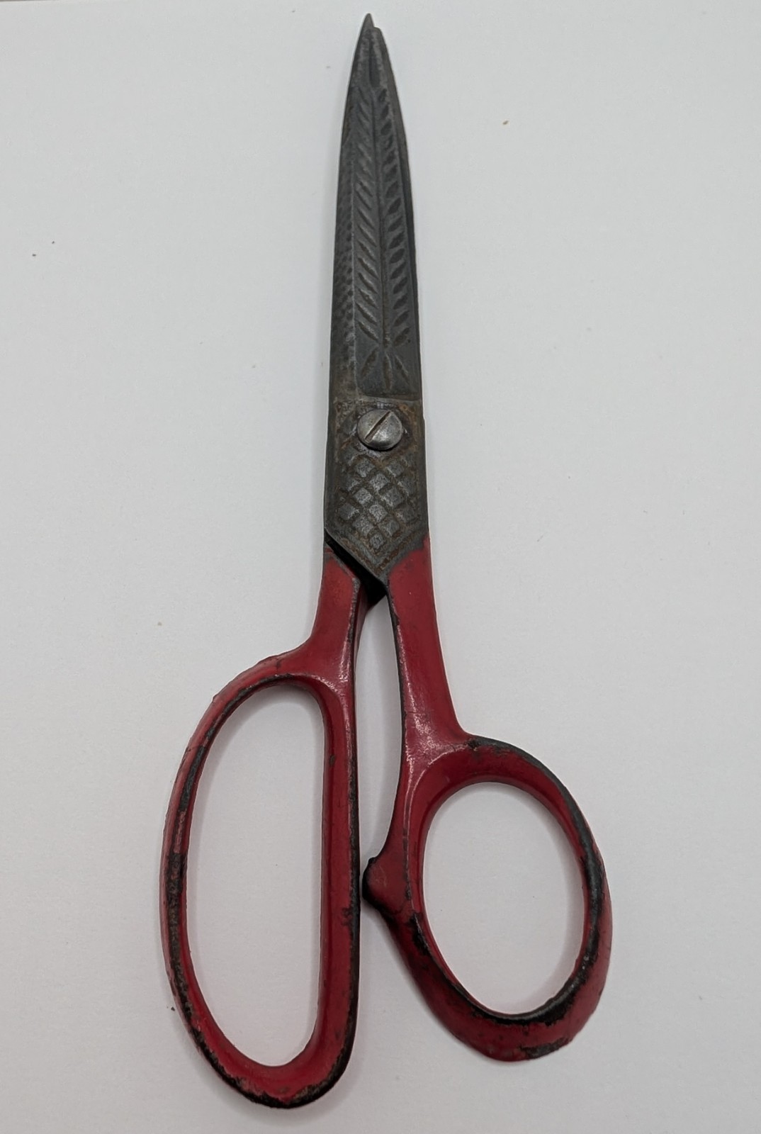 Vintage Red Handle Scissors 7\