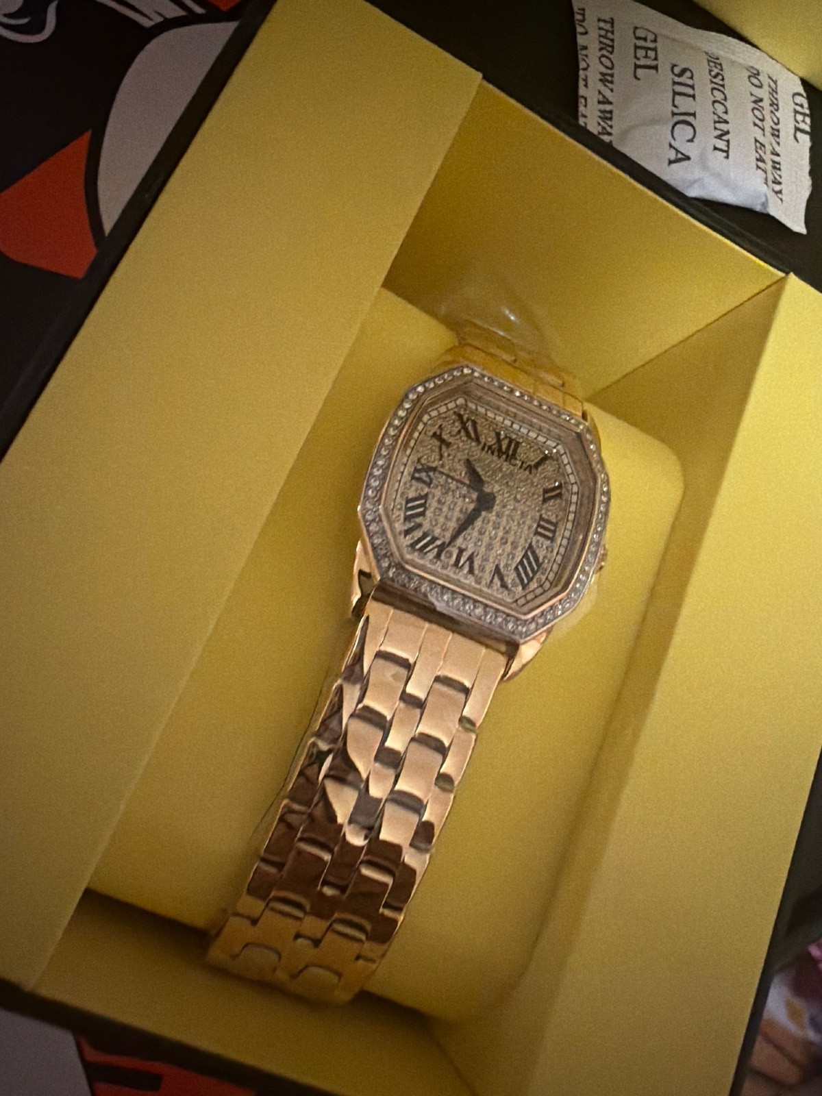 INVICTA WILDFLOWER 27mm WOMENS WATCH WITH SPARKLING CRYSTALS REG $279