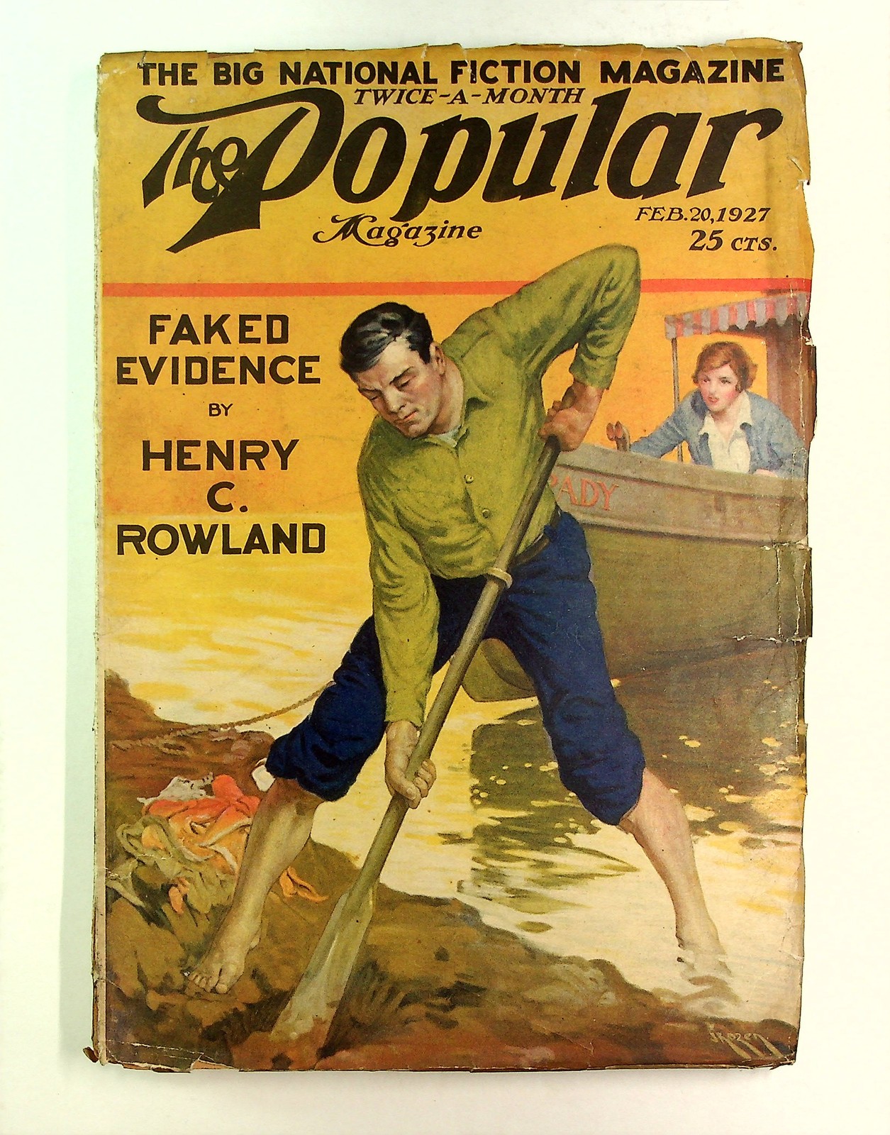 Popular Magazine Pulp Feb 20 1927 Vol. 83 #3 VG Low Grade
