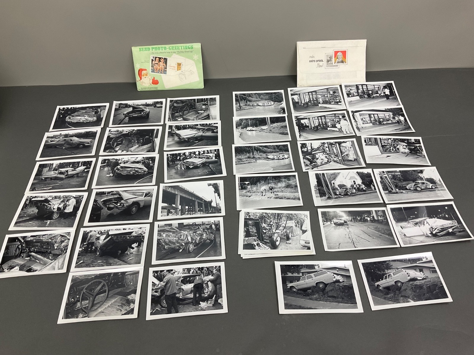 32 Seattle Tow Truck Co. Car Crashes Vtg 1960s 70s Orig. Snapshots Photos w/Neg. 32 Seattle Tow Truck Co. Car Crashes Vtg 1960s 70s Orig. Snapshots Photos w/Neg.
