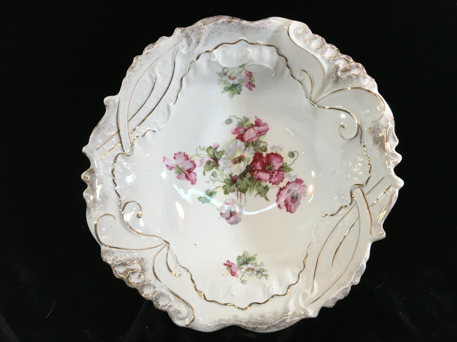 Vintage Decorative Bavaria Floral Bowl 