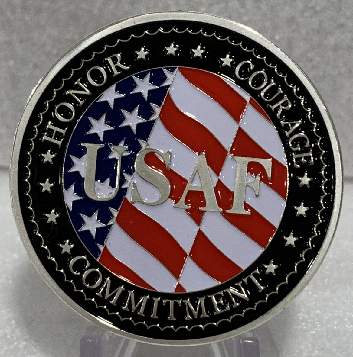 * US Air Force USAF F-35 Lightning II Jet Fighter JSF Military Challenge Coin