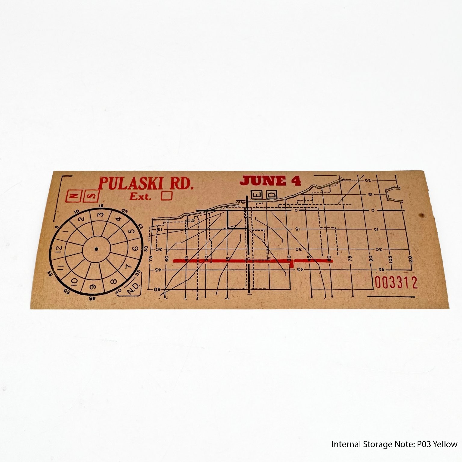 Vintage Chicago Surface Lines Bus Transfer Ticket - Pulaski Rd. June 4 Vintage Chicago Surface Lines Bus Transfer Ticket - Pulaski Rd. June 4