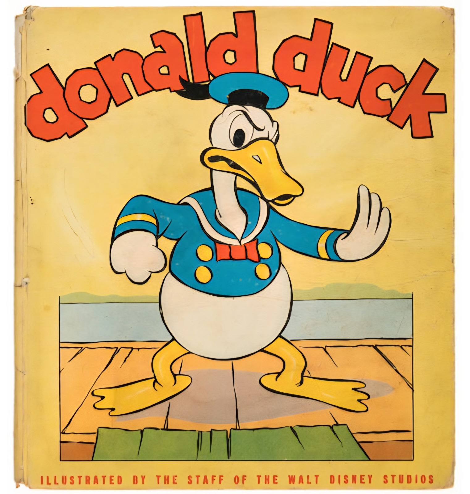 RARE Donald Duck Hardcover (Grosset & Dunlap, 1936) - 1st hardback book RARE Donald Duck Hardcover (Grosset & Dunlap, 1936) - 1st hardback book