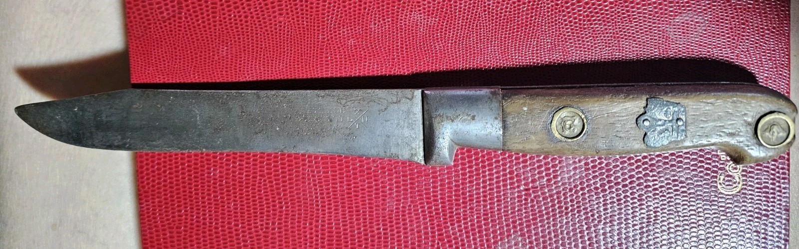 WWI Antique Heller Bros Gesetzlich Geschutzt Prussian Trade Trench Knife Crown WWI Antique Heller Bros Gesetzlich Geschutzt Prussian Trade Trench Knife Crown