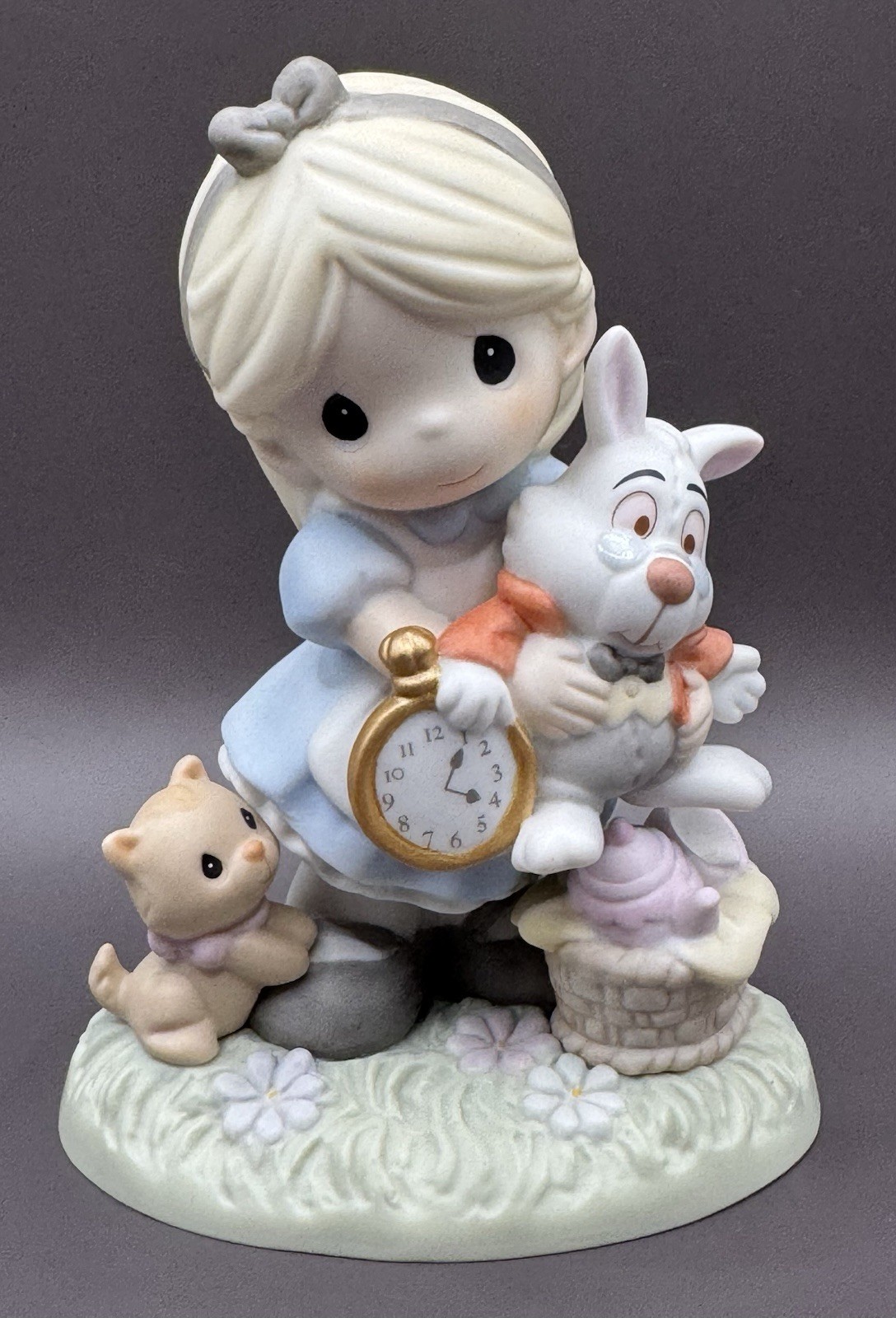 Disney Precious Moments Alice in Wonderland “Its Never Too Late For Fun” Fig