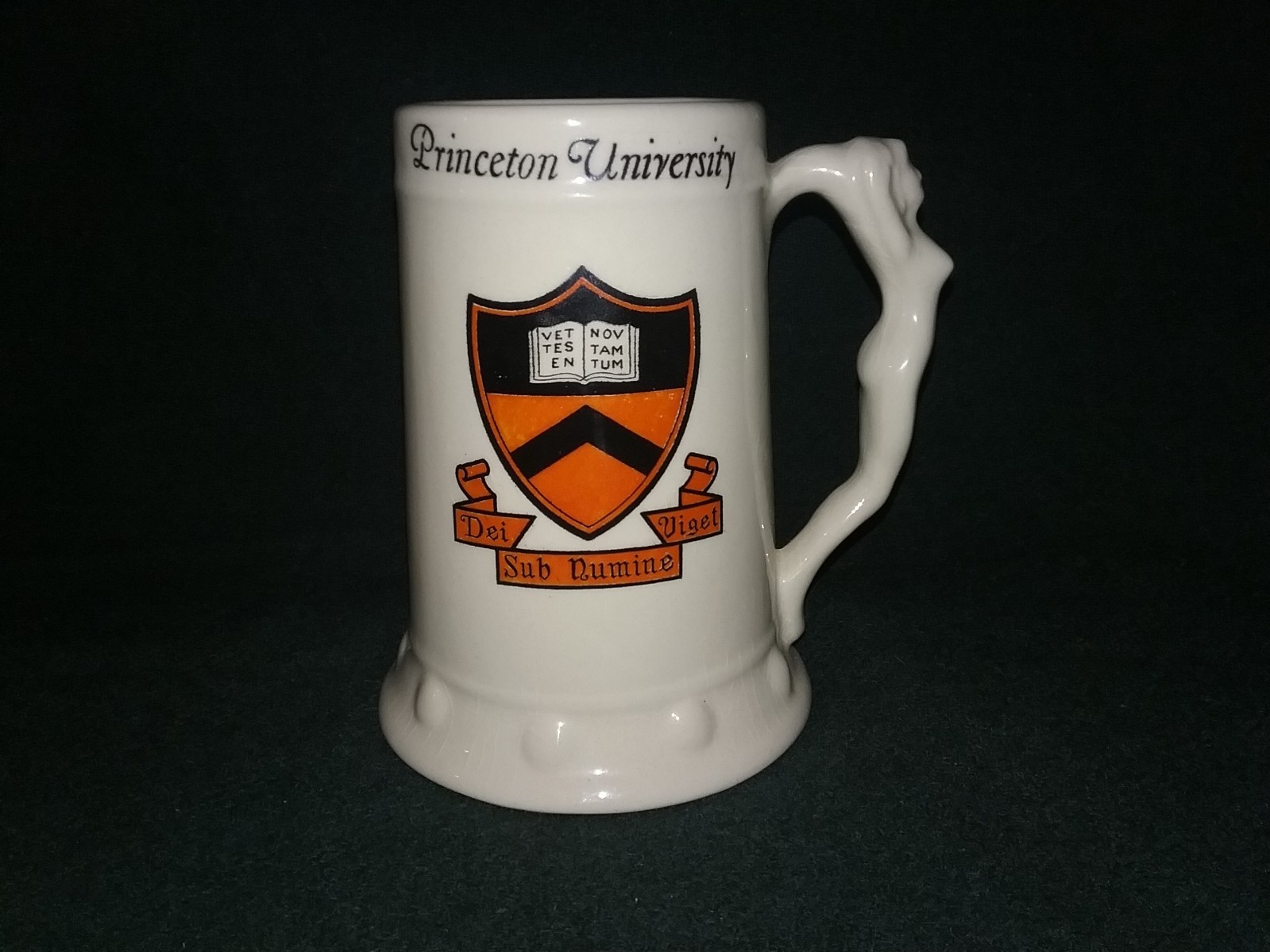 Amazing Vintage 1950s Princeton University Naked Lady Handle Stein VGC RARE 6
