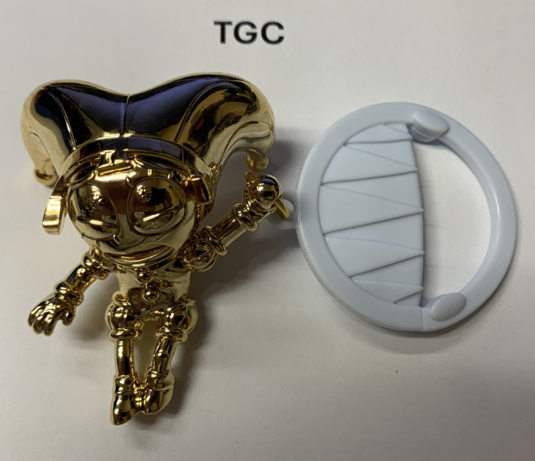 The Amazing Digital Circus Gold Pomni Rare Chase Backpack Hanger Glitch Mini