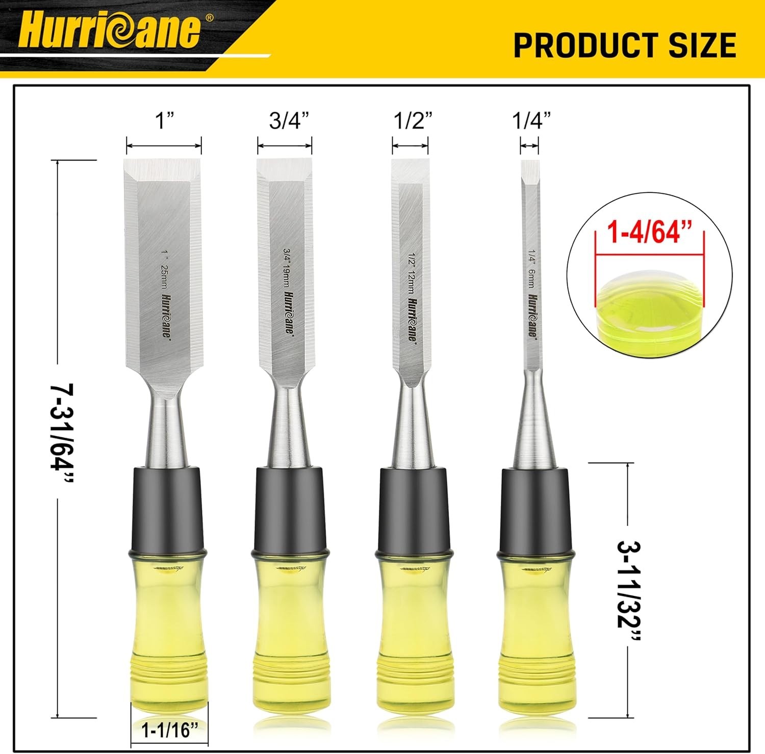 Steel Beveled Chisel Set Woodworking Carving Drop Forged Steel Grip Workshop New Steel Beveled Chisel Set Woodworking Carving Drop Forged Steel Grip Workshop New