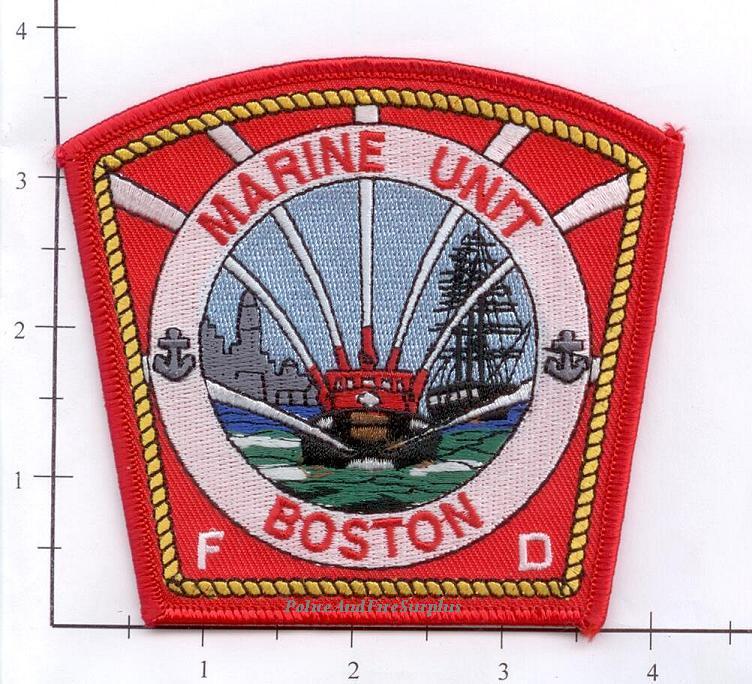 Massachusetts - Boston Marine Unit MA Fire Dept Patch