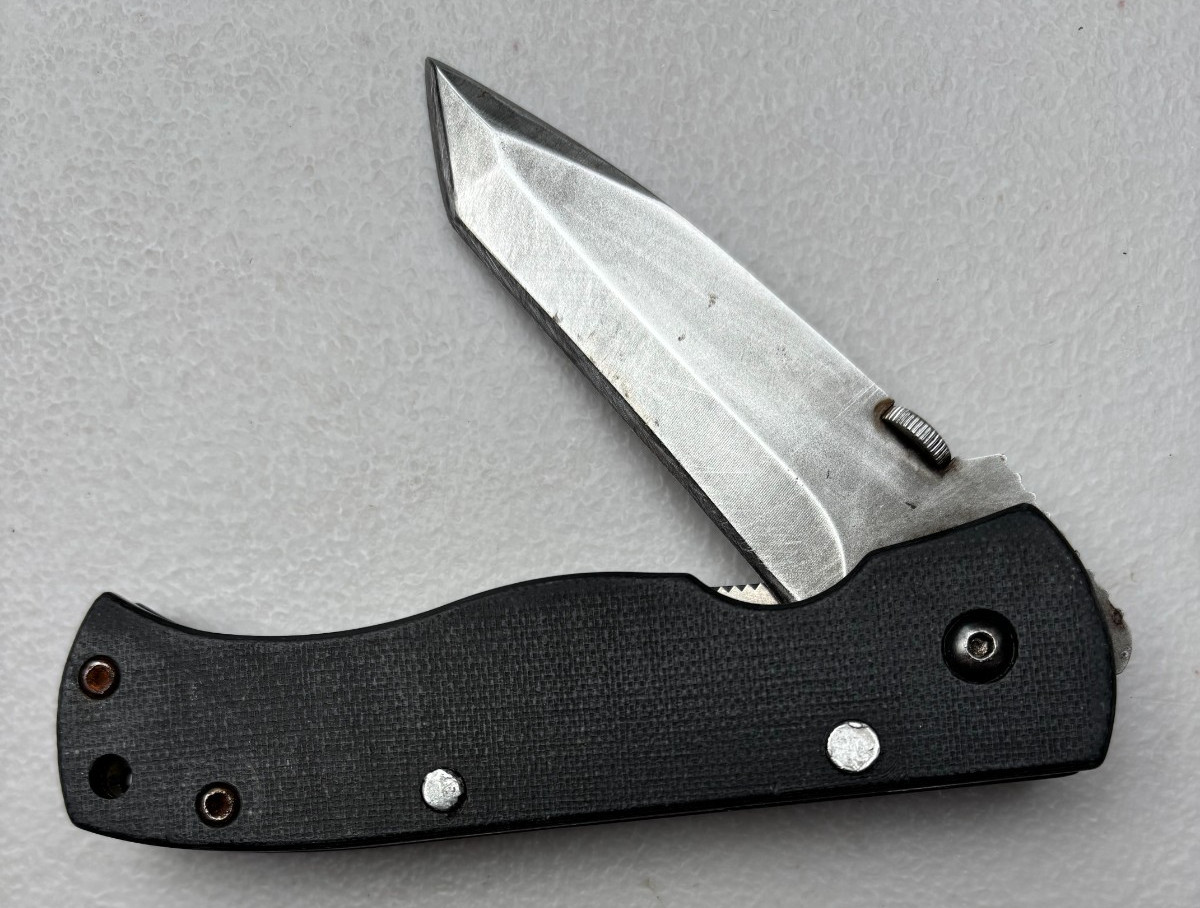 Vintage USED Benchmade Emerson Spec War Model ATS-34 knife Tanto Blade