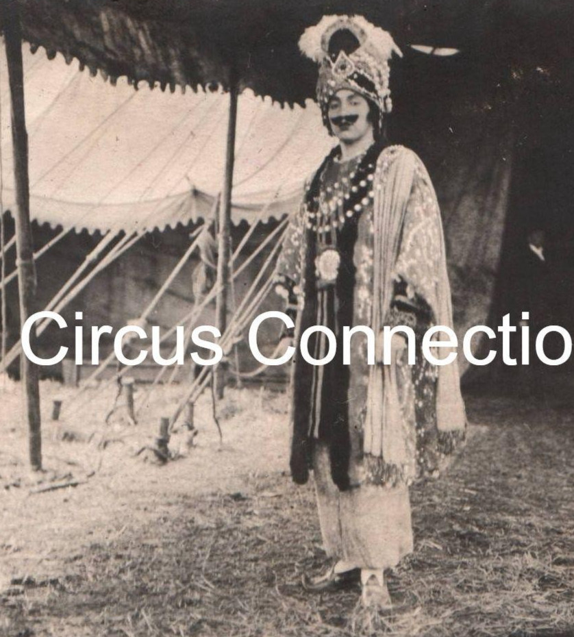 C1910\'s - Barnum & Bailey Circus RBB Fortune Teller Sideshow Performer - L2A