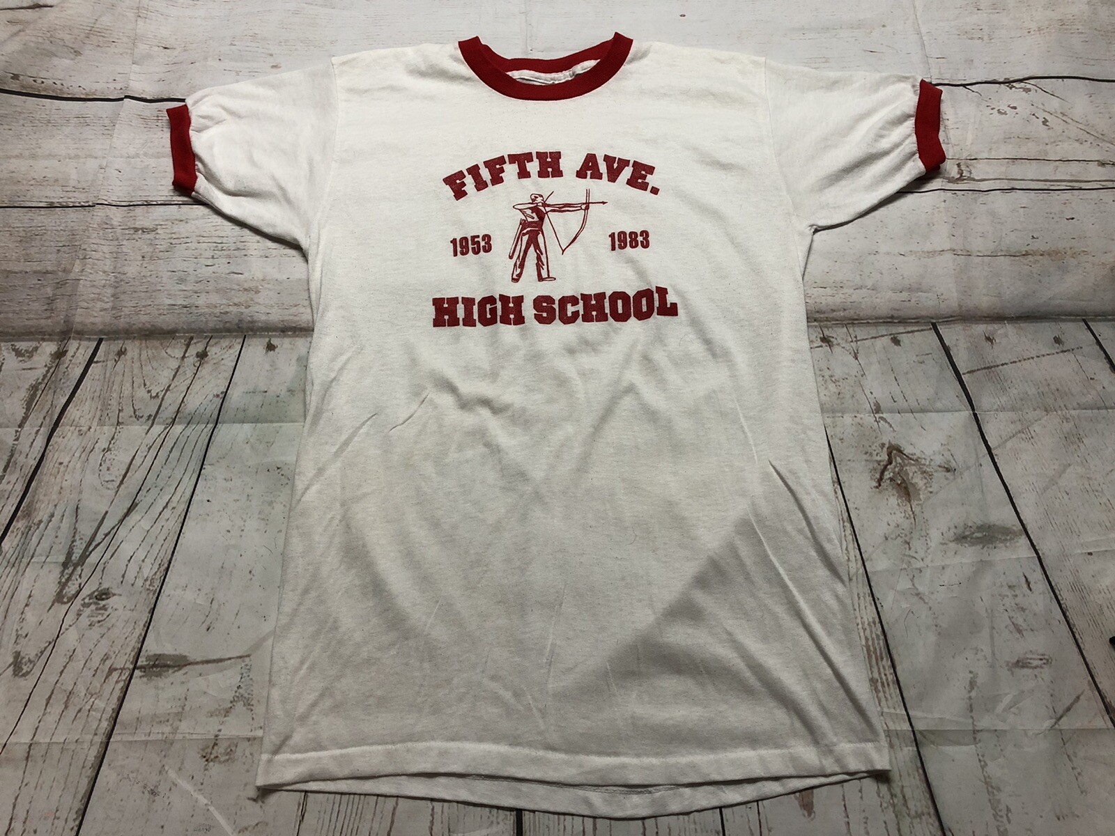 1983 Vintage Fifth Avenue High School T Shirt Vtg 80s