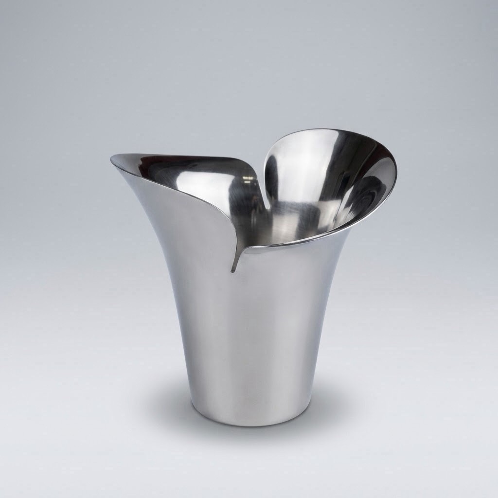 Georg Jensen Bloom Botanica Stainless Steel Vase 4.75” Helle Damkjaer Small