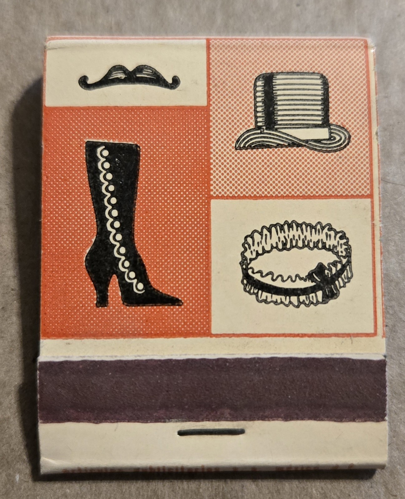 Cafe Concert Genova Mexico Vtg Unused Matchbook CANCAN SE