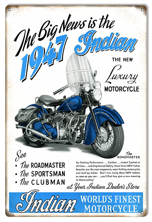 1947 INDIAN MOTORCYCLE BIG NEWS 18\ 1947 INDIAN MOTORCYCLE BIG NEWS 18\