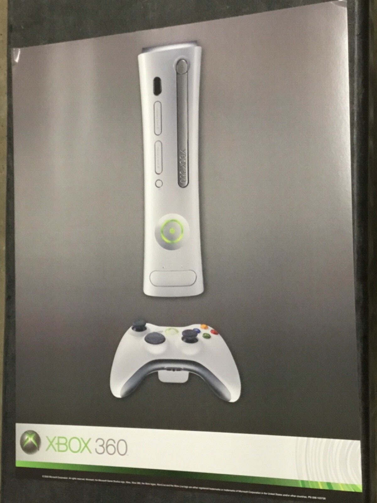 RARE 2005 Launch 0f Xbox 360 console Game Poster Vintage Store Print Ad Poster