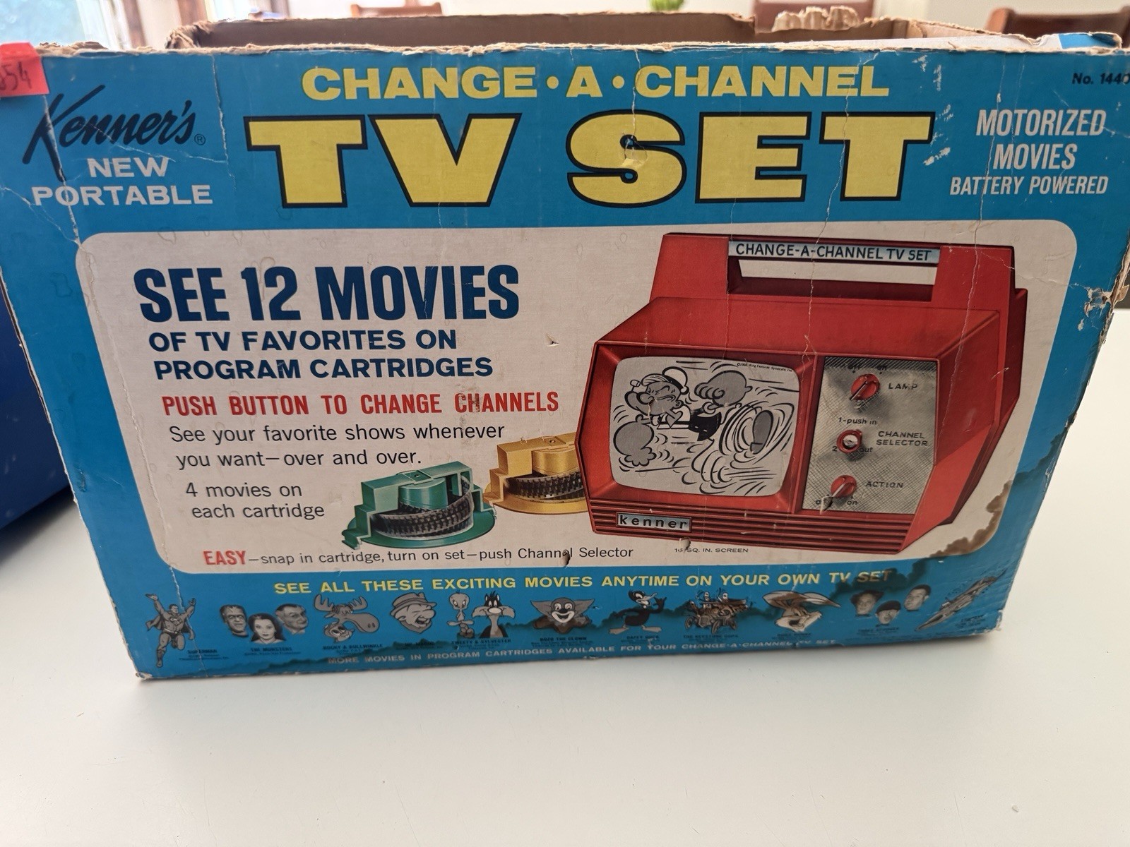 1960'S KENNER CHANGE A CHANNEL TV SET TOY With BOX SHIPS SAME DAY 1960'S KENNER CHANGE A CHANNEL TV SET TOY With BOX SHIPS SAME DAY