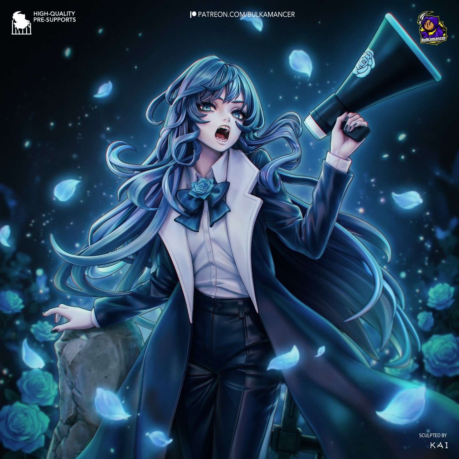Chando (Ado-chan) | 1/8 Scale UNPAINTED Resin Kit | Blue Rose Diorama