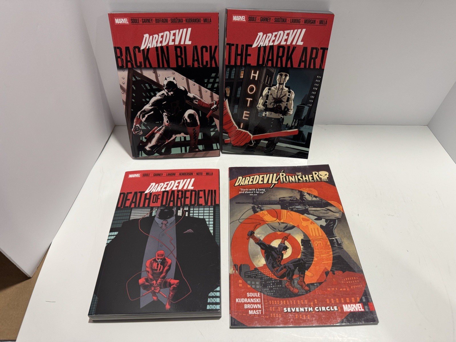 Daredevil Charles Soule Back in Black Dark Art Death of Daredevil Punisher LOT